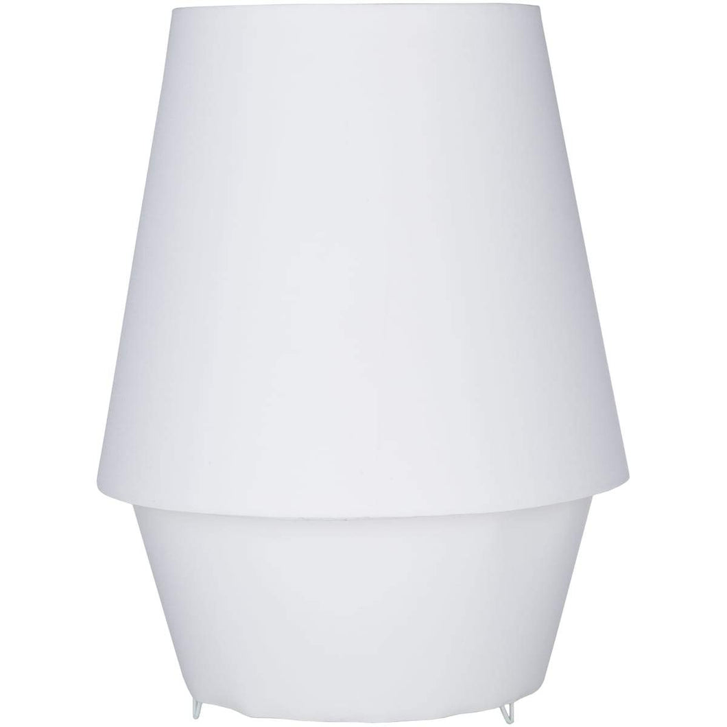 Surya Campos CMO-003 Modern Table Lamp -White Fabric Body - Fifth and Modern