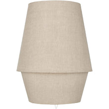 Surya Campos CMO-004 Modern Table Lamp -Beige Fabric Body - Fifth and Modern