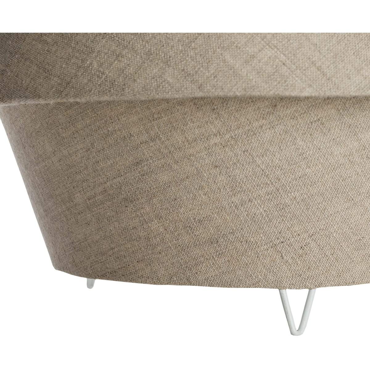 Surya Campos CMO-002 Modern Table Lamp -Beige Fabric Body - Fifth and Modern