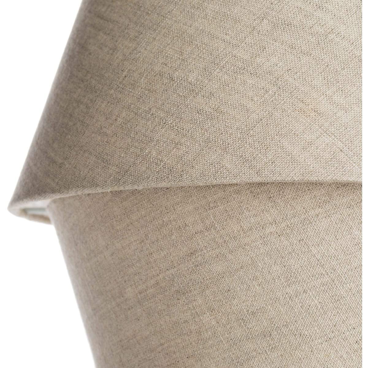 Surya Campos CMO-002 Modern Table Lamp -Beige Fabric Body - Fifth and Modern