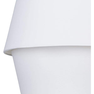 Surya Campos CMO-003 Modern Table Lamp -White Fabric Body - Fifth and Modern