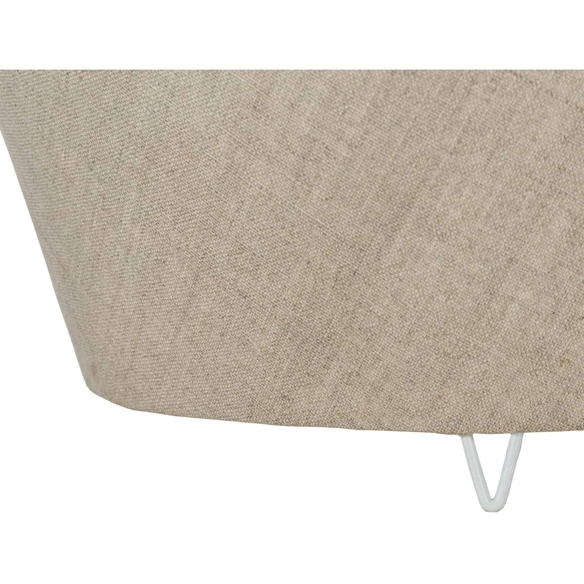 Surya Campos CMO-004 Modern Table Lamp -Beige Fabric Body - Fifth and Modern