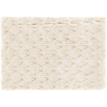 Surya Captiva CPV-1000  Transitional Knitted Cotton Blend Throw Blanket - Fifth and Modern