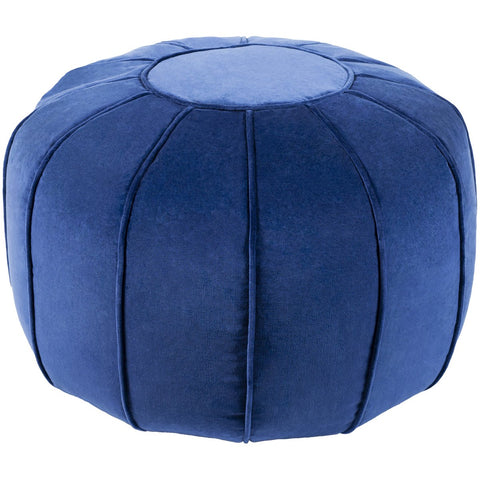 Surya Cotton Velvet CVPF-016 Pouf - Fifth and Modern