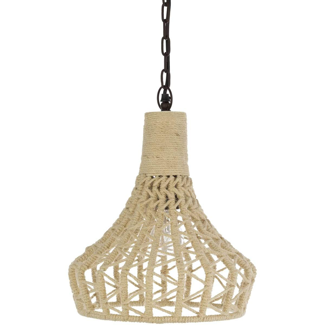 Surya Della DLL-001 Transitional Pendant Light -Bleached Bronze - Fifth and Modern