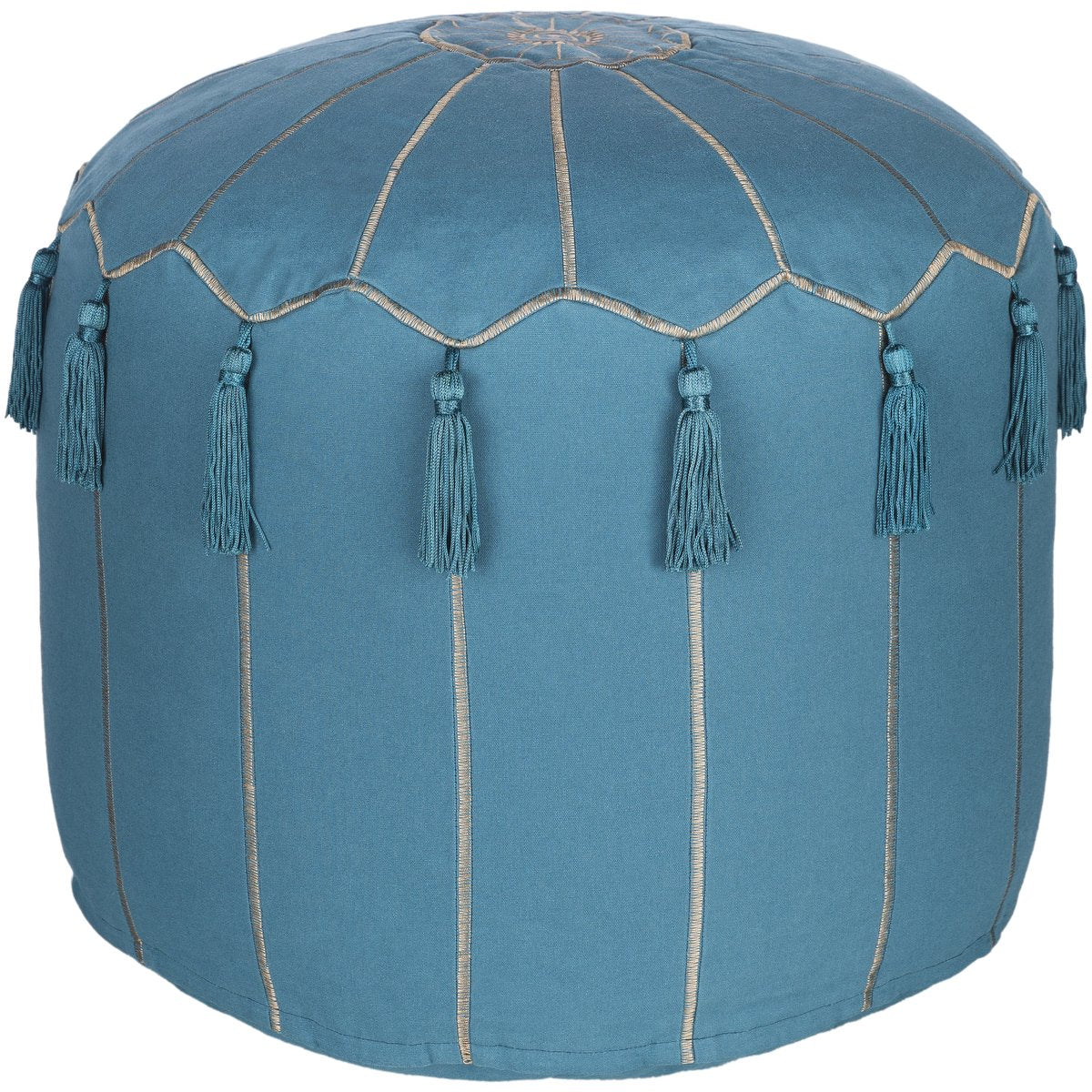 Surya Delhi DLPF-001 Pouf - Fifth and Modern