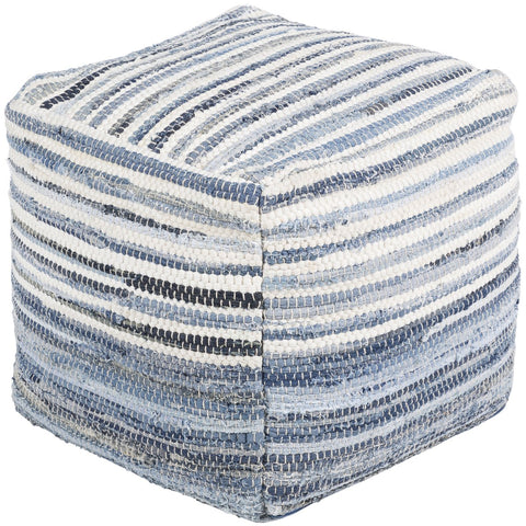 Surya Denim DNPF-001 Pouf - Fifth and Modern