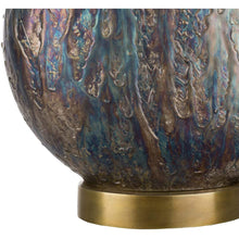 Surya Donia DOI-003 Modern Table Lamp 25" -Multi-Colored Iridescent Glass Body - Fifth and Modern