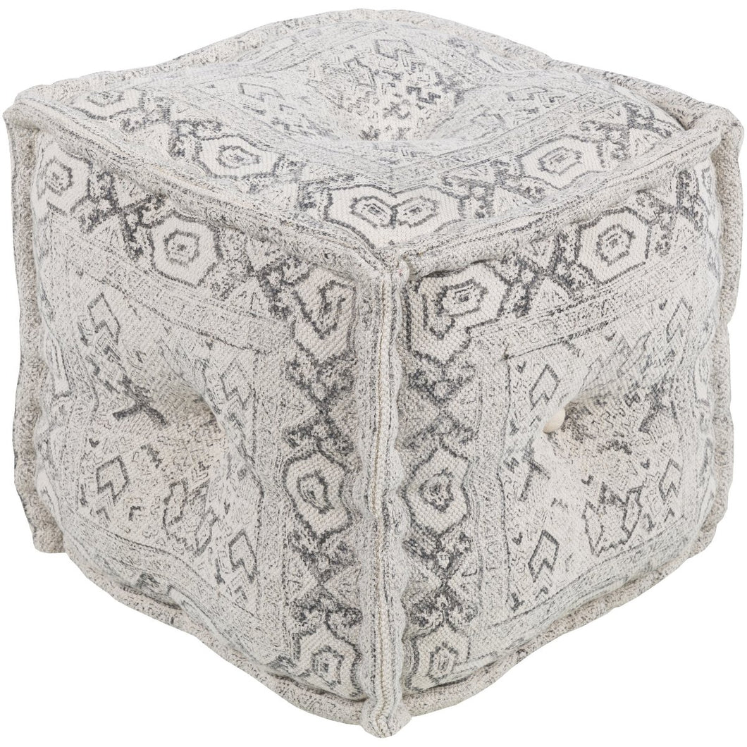 Surya Daveed DVPF-001 Pouf - Fifth and Modern