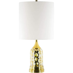 Surya Ellerman ERM-001 Traditional Table Lamp -Gold Antiqued Glass Body - Fifth and Modern