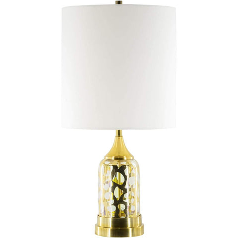 Surya Ellerman ERM-001 Traditional Table Lamp -Gold Antiqued Glass Body - Fifth and Modern