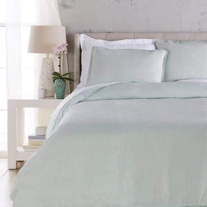 Surya Evelyn EVY-3000 Duvet Bedding Set -Ice Blue Linen - Fifth and Modern