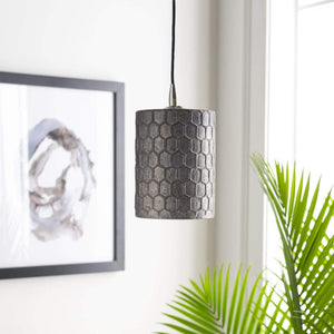 Surya Finnegan FGN-001 Modern Pendant Light -Nickel/Silver - Fifth and Modern