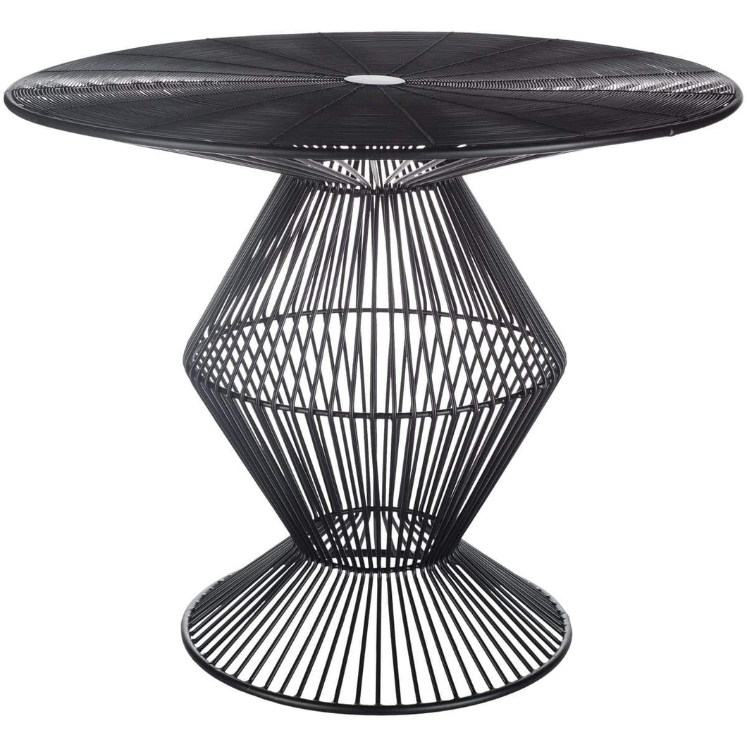 Surya Fife FIFE-107 Accent Center Table -Contemporary, Metal, Wire, Black - Fifth and Modern