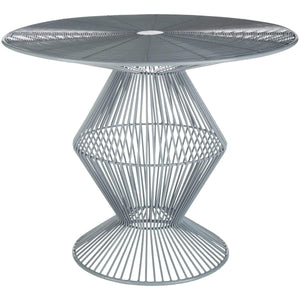 Surya Fife FIFE-108 Accent Center Table -Contemporary, Metal, Wire, Medium Gray - Fifth and Modern