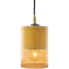 Surya Finsbury FNB-001 Modern Pendant Light -Carved Glass - Fifth and Modern