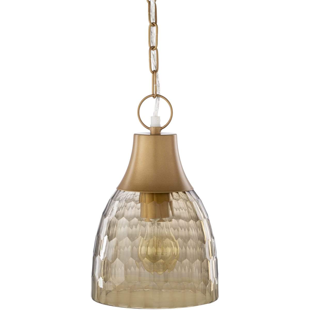 Surya Glasshouse GSH-002 Modern Pendant Light -Bronze/Brass - Fifth and Modern