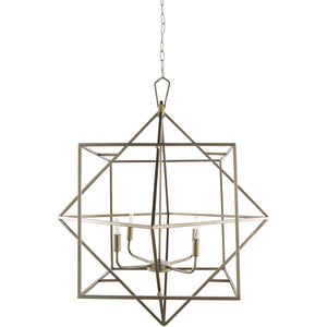 Surya Bach HCB-001 Modern Pendant Light -Antiqued Brass - Fifth and Modern