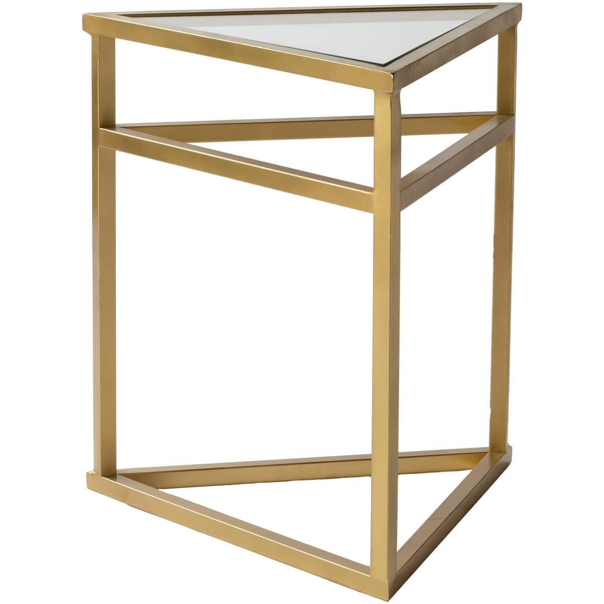 Surya Halifax HLI-001 Accent End Table -Contemporary, Handcrafted, Metal, Glass - Fifth and Modern