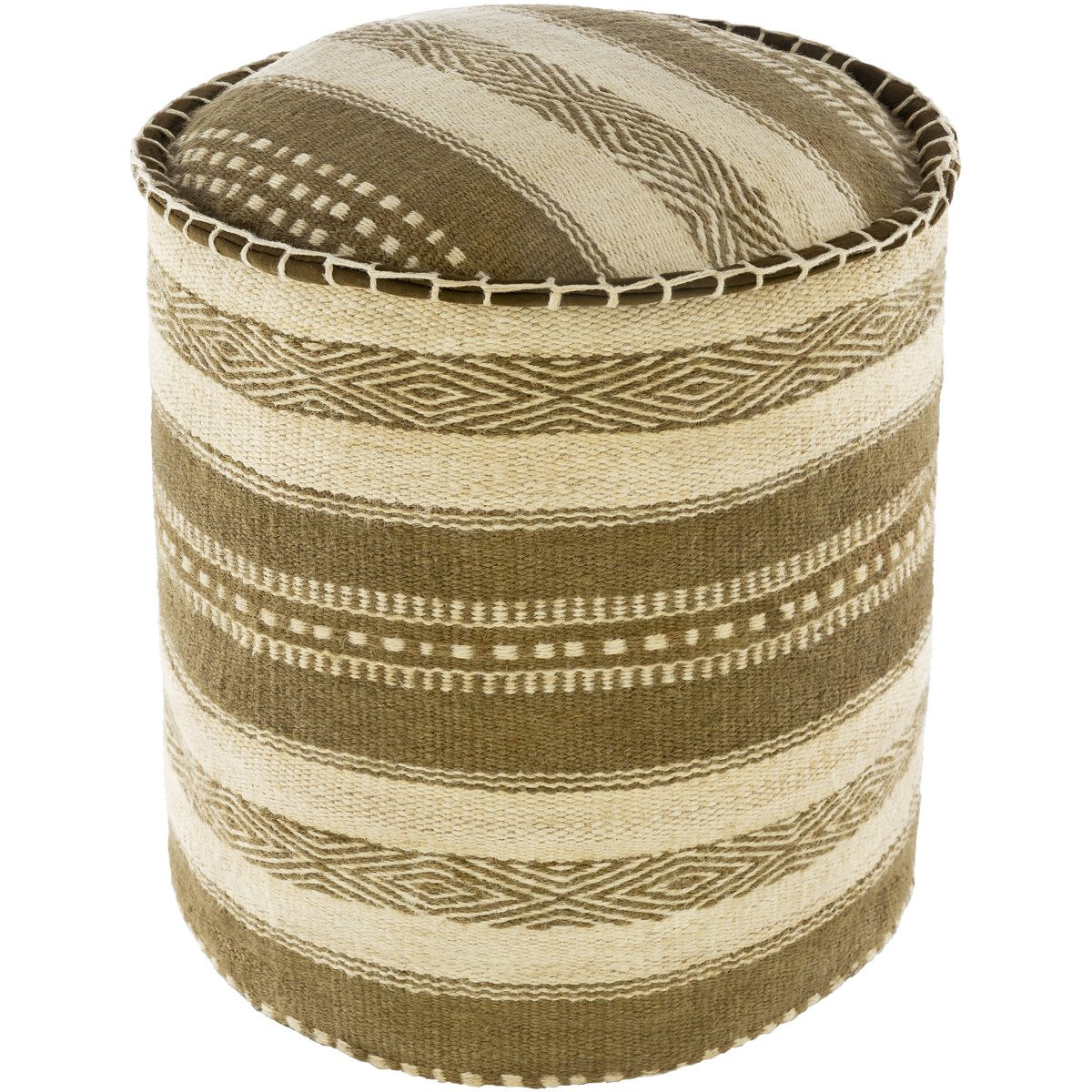 Surya Bindi INPF-003 Pouf - Fifth and Modern