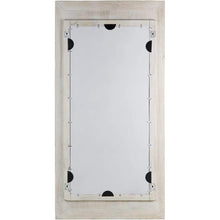 Surya Jodhpur JOD-001 Rectangle Traditional Mirror -White - Fifth and Modern