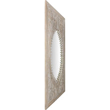 Surya Jodhpur JOD-001 Rectangle Traditional Mirror -White - Fifth and Modern