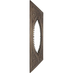 Surya Jodhpur JOD-002 Rectangle Traditional Mirror -Natural - Fifth and Modern