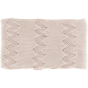 Surya Kiersten KET-1000  Transitional Knitted Cotton Throw Blanket - Fifth and Modern