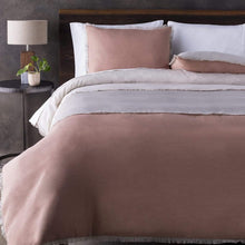 Surya Knightley KTL-1000 Duvet Bedding Set -Linen/Cotton, Pale Pink - Fifth and Modern