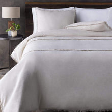 Surya Knightley KTL-1003 Duvet Bedding Set -Linen/Cotton, Khaki - Fifth and Modern