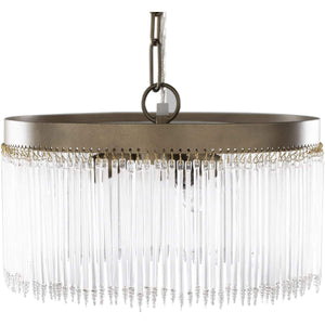 Surya Layne LAE-002 Modern Chandelier -Antique Brass - Fifth and Modern