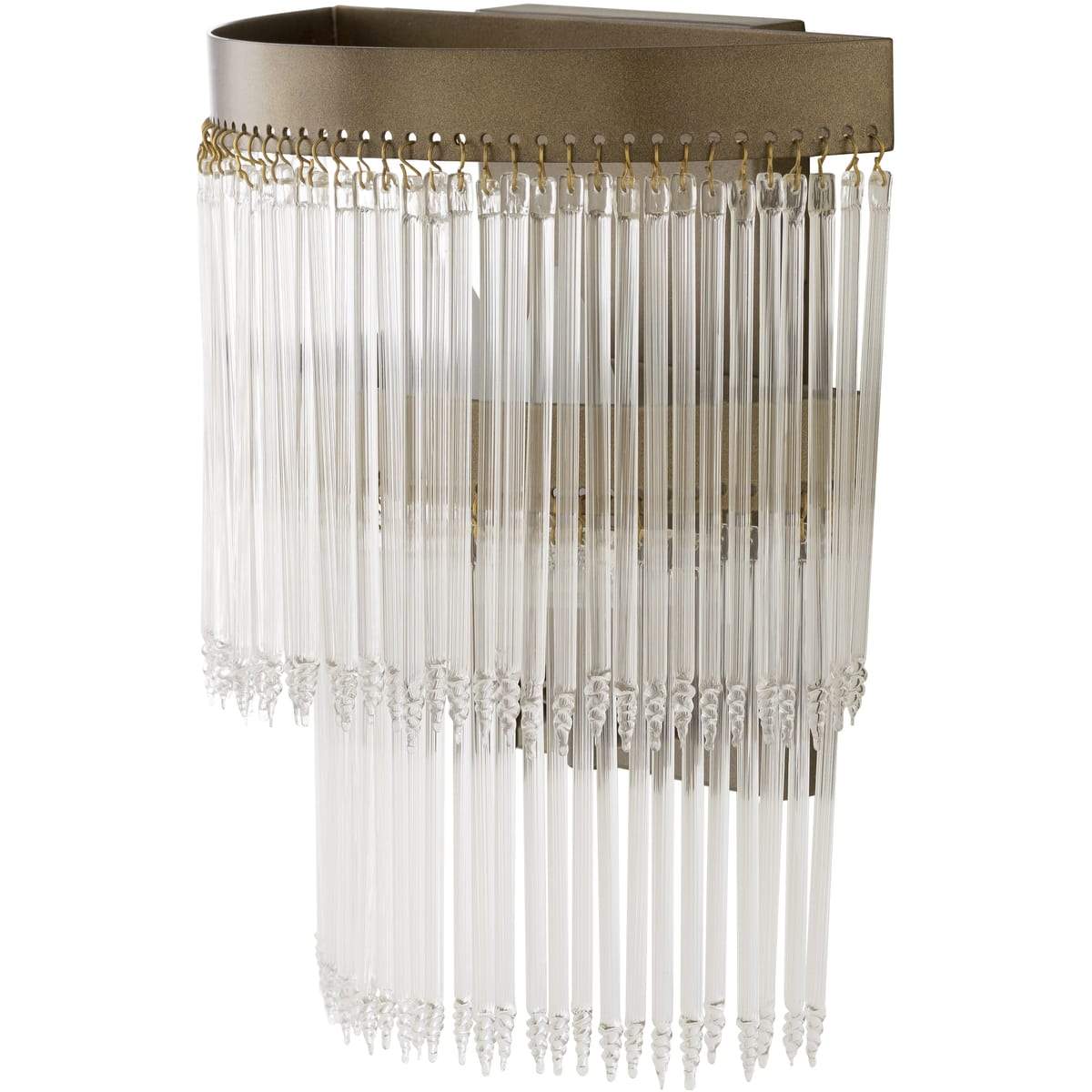 Surya Layne LAE-001 Wall Sconces -Antique Brass & Glass - Fifth and Modern