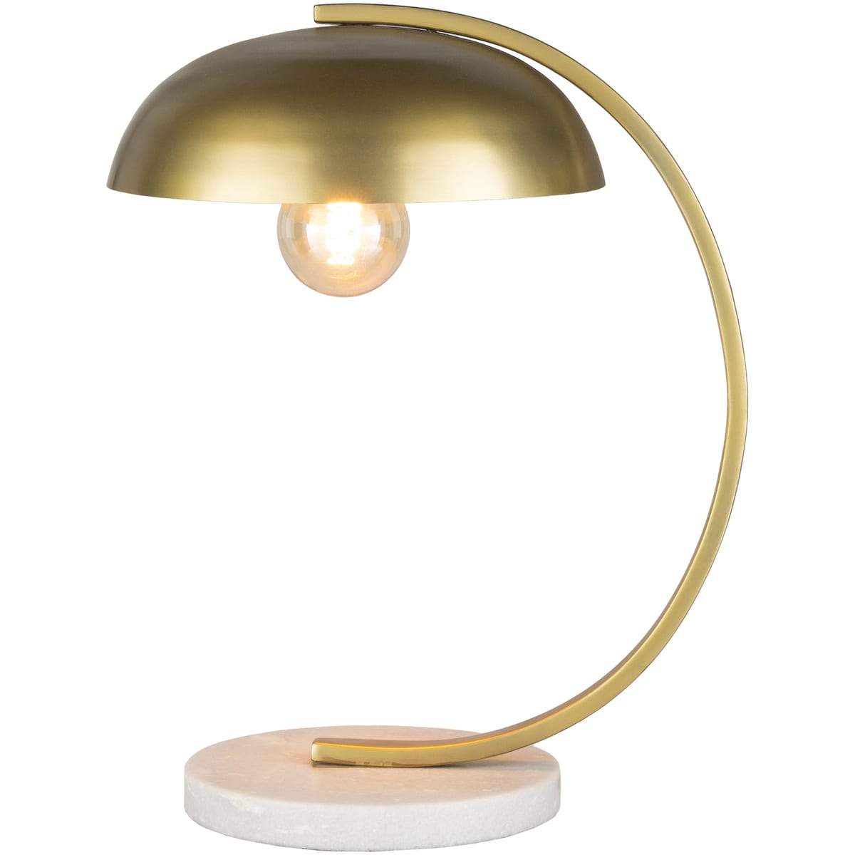 Surya Lancer LCR-001 Modern Table Lamp -Gold Powder Coated Body - Fifth and Modern