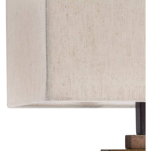 Surya Lilah LIH-001 Modern Table Lamp -Polished Metal and Wood Body - Fifth and Modern