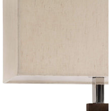 Surya Lilah LIH-002 Modern Table Lamp -Silver Metallic and Wood - Fifth and Modern