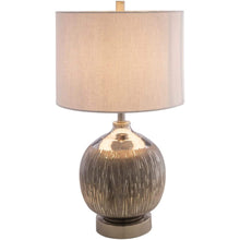 Surya Allie LLE-001 Modern Table Lamp -Silver/Pearl Glass Body - Fifth and Modern