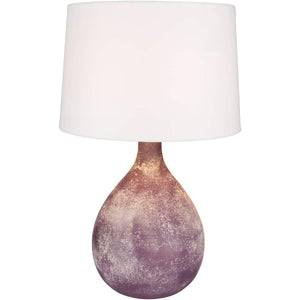 Surya Meadowside MDE-002 Transitional Table Lamp -Purple Frosted Glass - Fifth and Modern