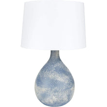 Surya Meadowside MDE-003 Transitional Table Lamp -Denim Frosted Glass - Fifth and Modern