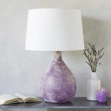 Surya Meadowside MDE-002 Transitional Table Lamp -Purple Frosted Glass - Fifth and Modern