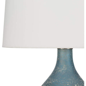 Surya Meadowside MDE-003 Transitional Table Lamp -Denim Frosted Glass - Fifth and Modern