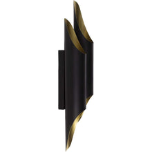 Surya Nathaniel NAH-001 Modern Wall Sconces -Black/Brass - Fifth and Modern