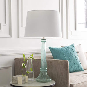 Surya Niall NAL-002 Traditional Table Lamp -Sky Blue - Fifth and Modern