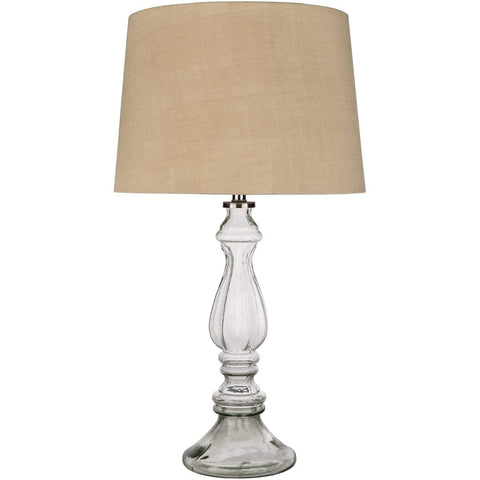 Surya Newman NMN-001 Traditional Table Lamp -Translucent Gray - Fifth and Modern