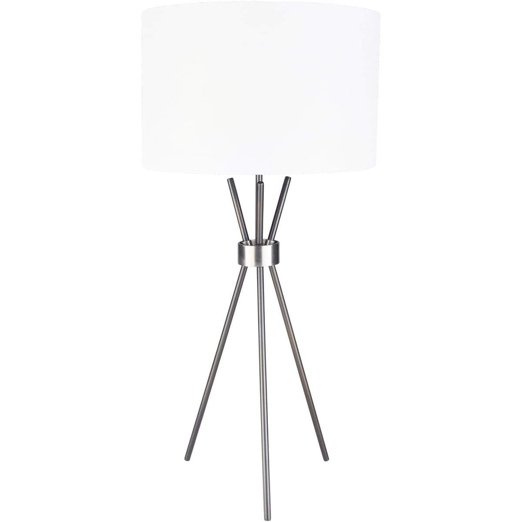 Surya Nathan NTN-003 Modern Table Lamp -Gray - Fifth and Modern