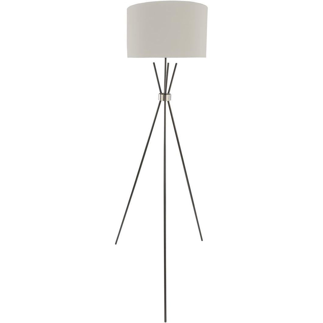 Surya Nathan NTN-004 Modern Floor Lamp -Gray - Fifth and Modern