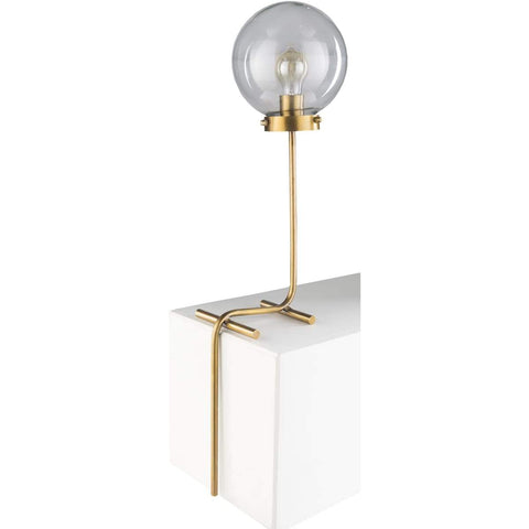 Surya Osiris OSI-001 Modern Table Lamp -Clear Glass - Fifth and Modern