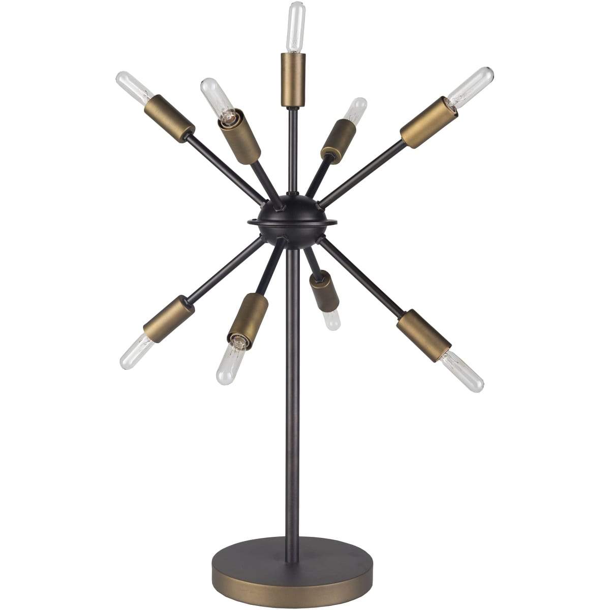 Surya Otto OTO-001 Modern Table Lamp -Bronze Powder Coat - Fifth and Modern