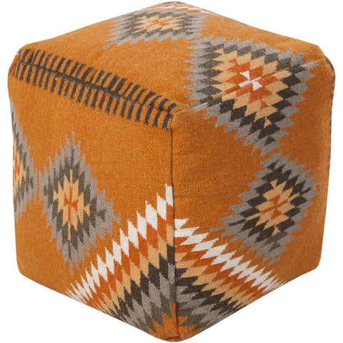 Beth Lacefield Kilim POUF-200 Pouf - Fifth and Modern