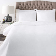 Surya Peyton PYT-1002 Duvet Bedding Set -Linen/Cotton, White - Fifth and Modern