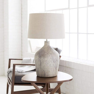 Surya Reilly REI-001 Transitional Table Lamp -Taupe - Fifth and Modern